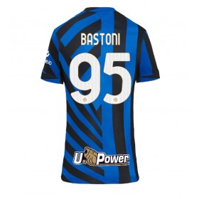 Inter Milan Alessandro Bastoni #95 Hjemme skjorte til dame 2024-25 Kortermet